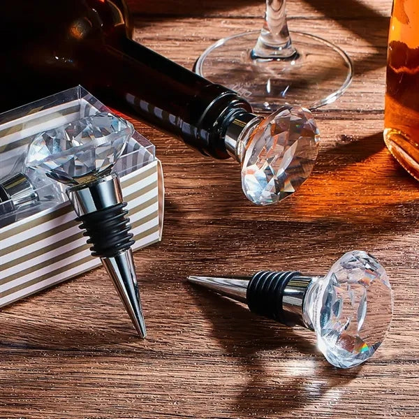 Crystal Diamond Wine Stopper
