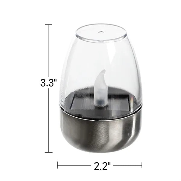 Solar Outdoor Candle Flameless Lamp