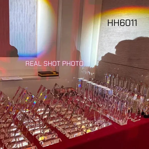 Engraved Crystal Trophy Award Plaque Supplier