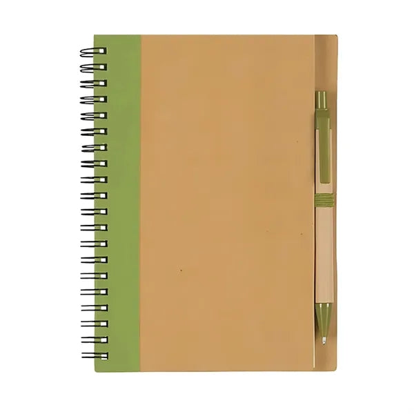 Kraft Paper Notebook with Pen