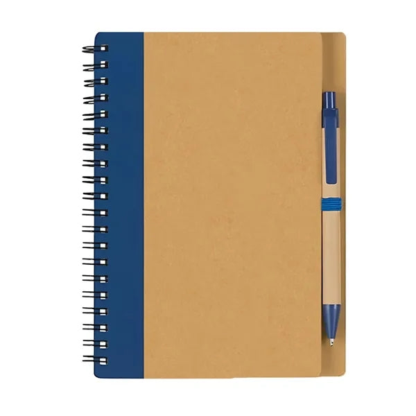 Kraft Paper Notebook with Pen