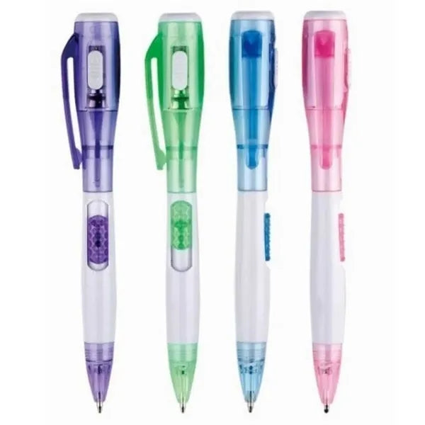 Plastic LED Light Pen With Torch Gift