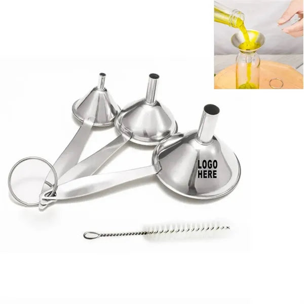 Stainless Steel Funnel with Long Handle