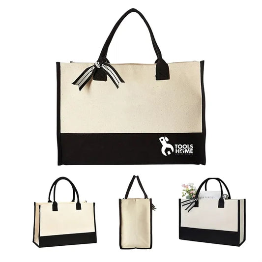 Canvas Beach Tote Bag
