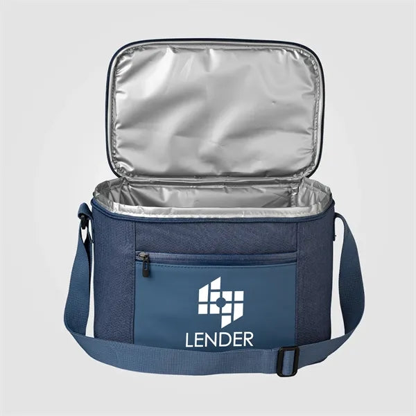 City Pack 600D RPET Zippered Cooler Bag - Heat Transfer