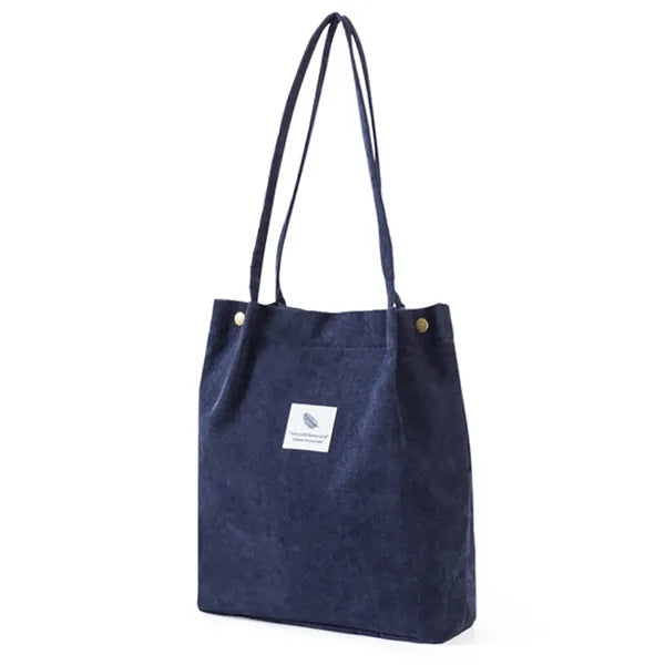 Large Capacity Corduroy Tote Bag