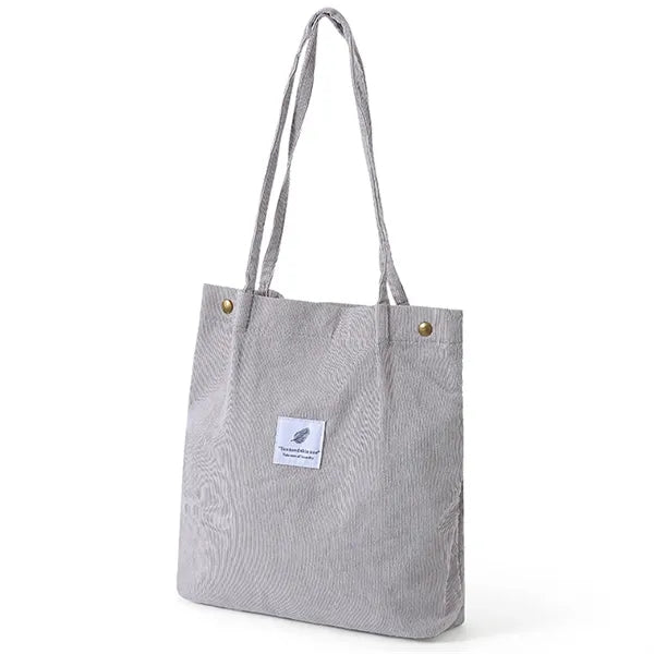 Large Capacity Corduroy Tote Bag