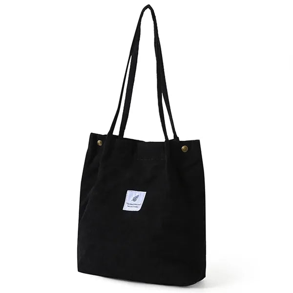 Large Capacity Corduroy Tote Bag