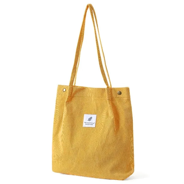 Large Capacity Corduroy Tote Bag