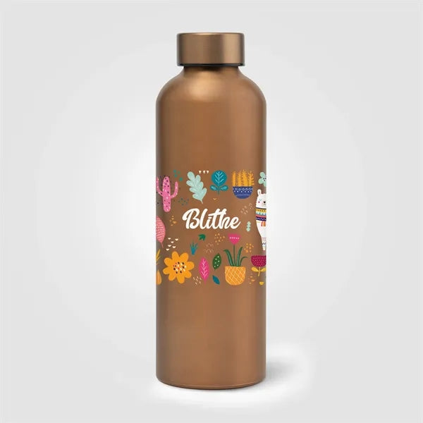 Astrid Recycled Aluminum Metallic Bottle - 24 oz - ColorJet