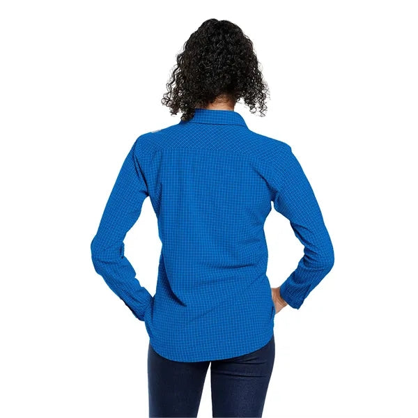 Storm Creek Women's Influencer Microplaid Woven Shirt