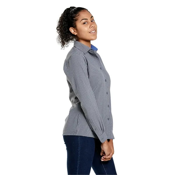Storm Creek Women's Influencer Microplaid Woven Shirt
