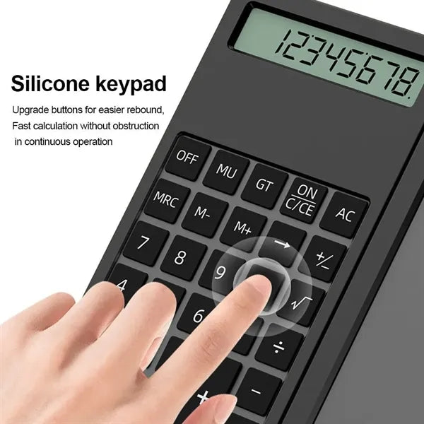 Folding Portable Calculator with Handwriting Pad