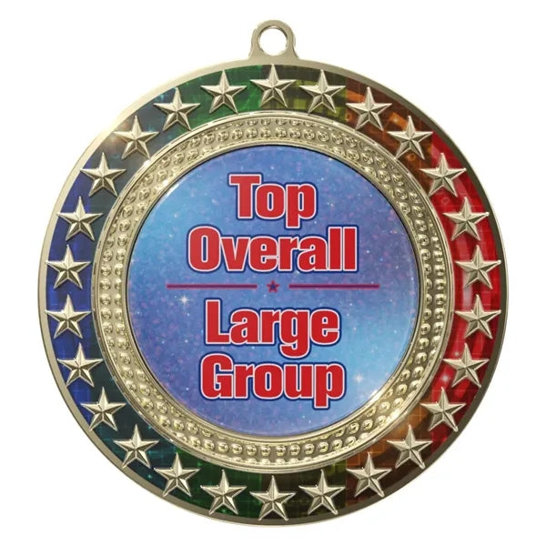 Express Radiant Star Multicolor Insert Medal