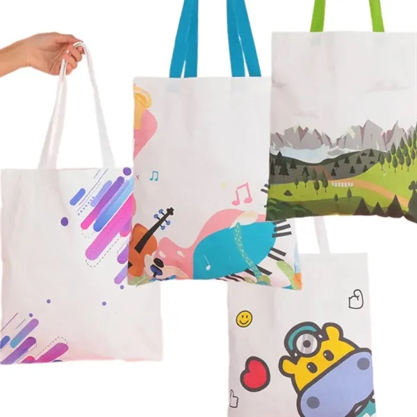 12" Eco-friendly Large-capacity Canvas Tote Bag