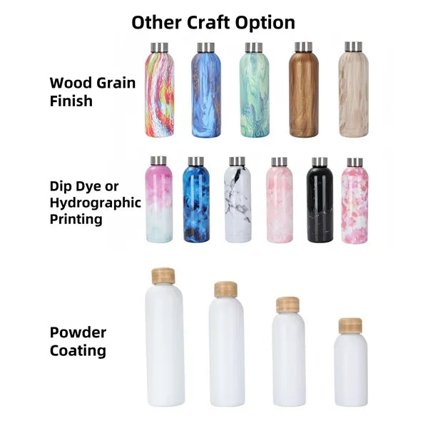 Matte Finish Stainless Steel Insulated Sports Water Bottle