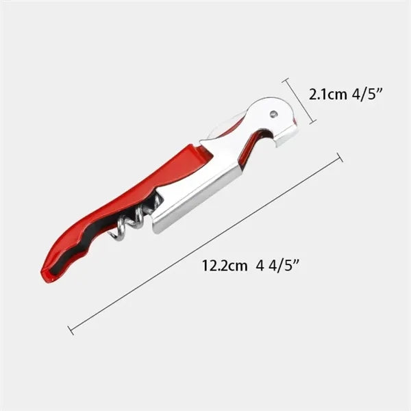 2-in-1 Stainless Steel Wine Corkscrew Beer Bottle Opener