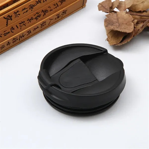 500ml Stainless Steel Bamboo Coffee Mug with Lid