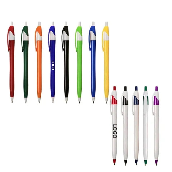 Plastic Click Action Gel Ink Ballpoint Pen