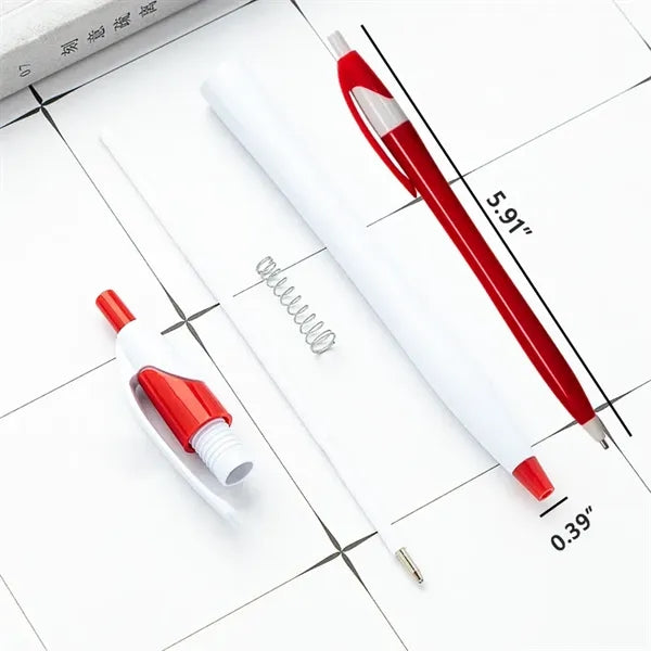 Plastic Click Action Gel Ink Ballpoint Pen