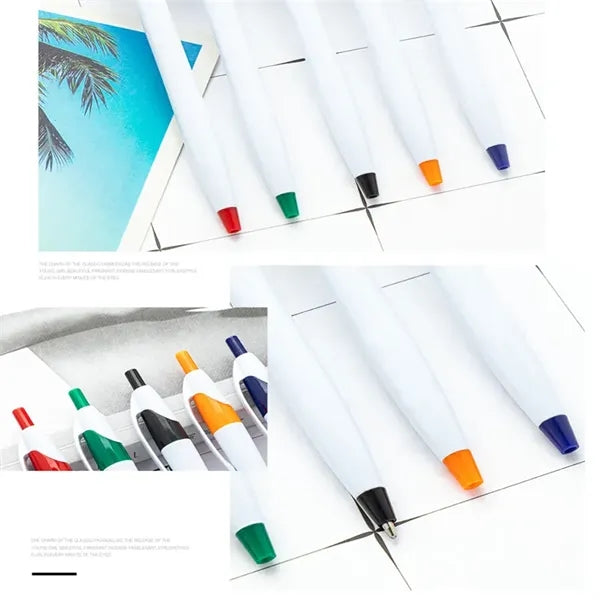 Plastic Click Action Gel Ink Ballpoint Pen