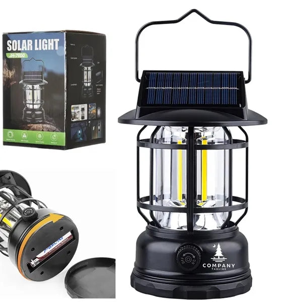 Portable LED Solar Camping Lantern