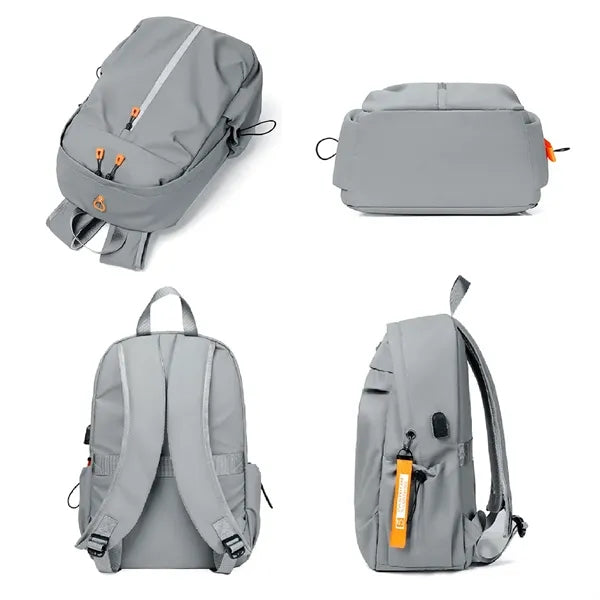 Waterproof Laptop Bag with Pocket USB Port