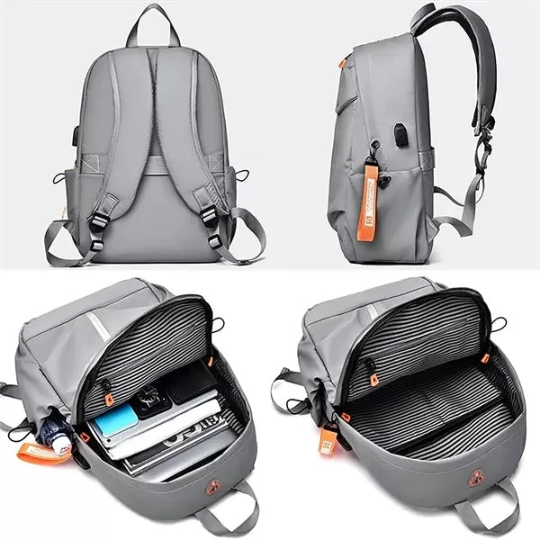 Waterproof Laptop Bag with Pocket USB Port