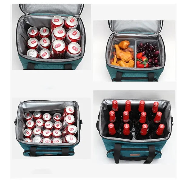 Portable Insulated Food Delivery Cooler Picnic Bag