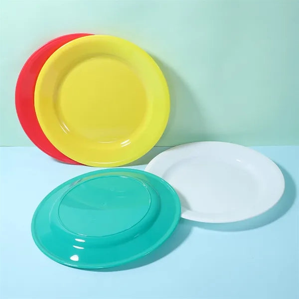 Round Outdoor Plastic Picnic Plate