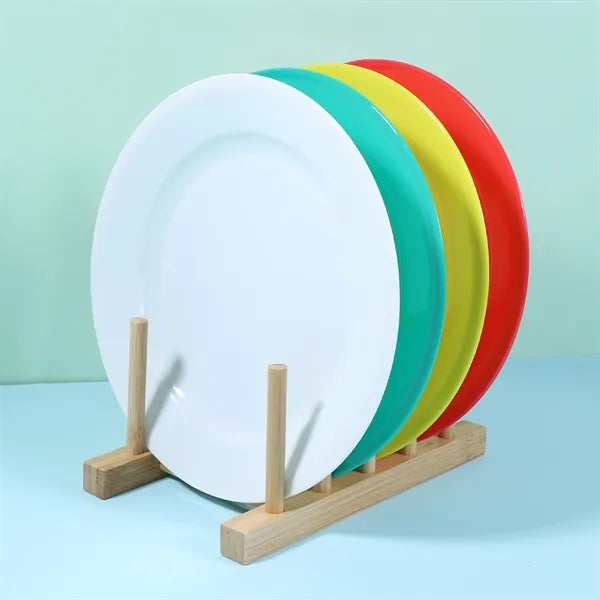 Round Outdoor Plastic Picnic Plate