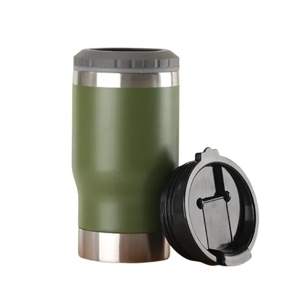 Insulted Double Wall Can Cooler w/ Bottle Opener