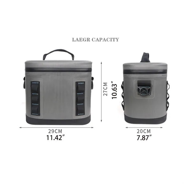 Portable 8L Insulated Leakproof Travel Cooler Bag