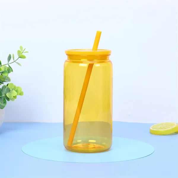 16oz Plastic Mug With Multiple Colors