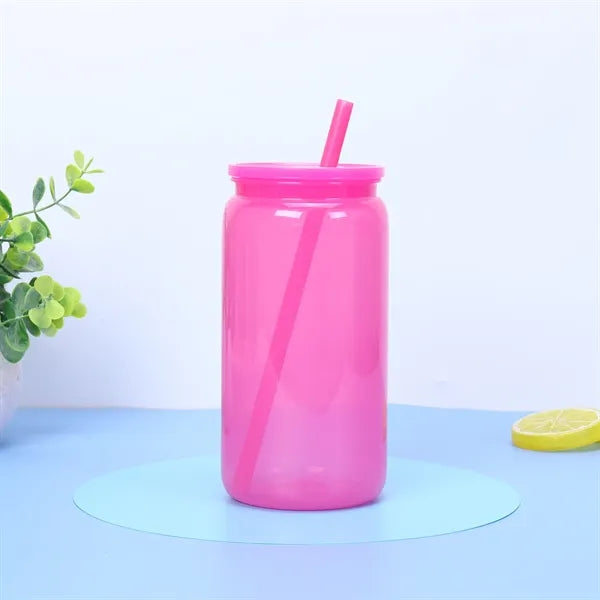 16oz Plastic Mug With Multiple Colors
