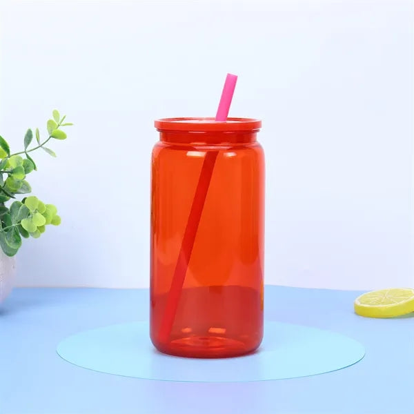 16oz Plastic Mug With Multiple Colors