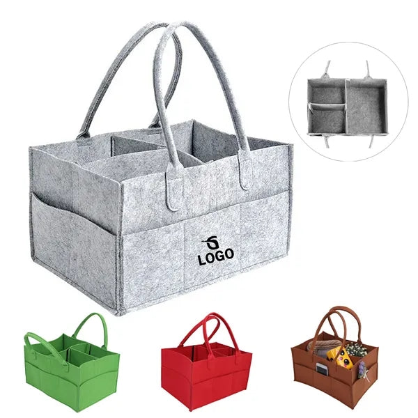 Felt Tote Handbag Baby Diaper Storage Organizer
