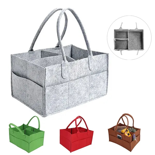 Felt Tote Handbag Baby Diaper Storage Organizer