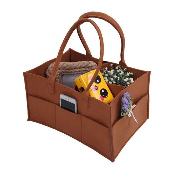 Felt Tote Handbag Baby Diaper Storage Organizer