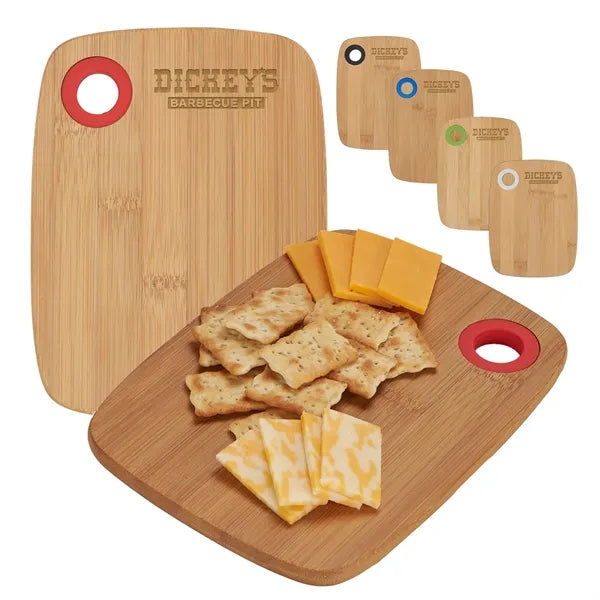 Bamboo Cutting Board with Silicone Ring