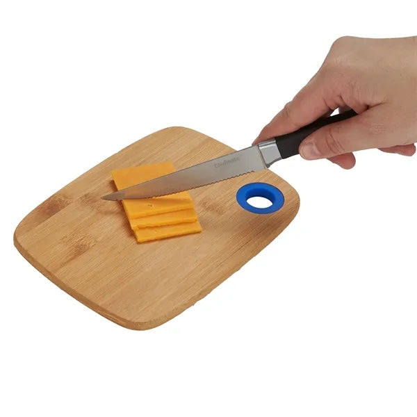 Bamboo Cutting Board with Silicone Ring