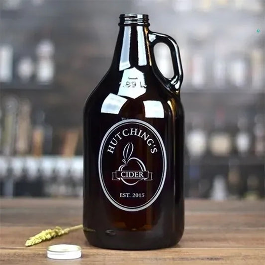 64oz Glass Beer Growler