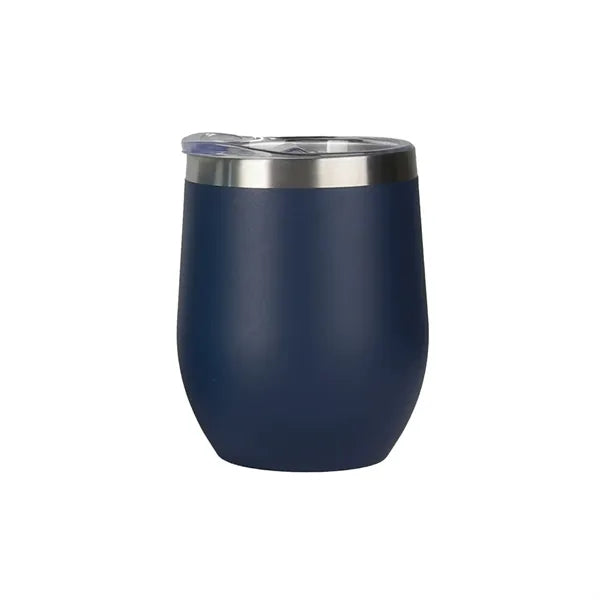 12oz Ovoid Vacuum Stemless Egg-Shaped Wine Tumbler