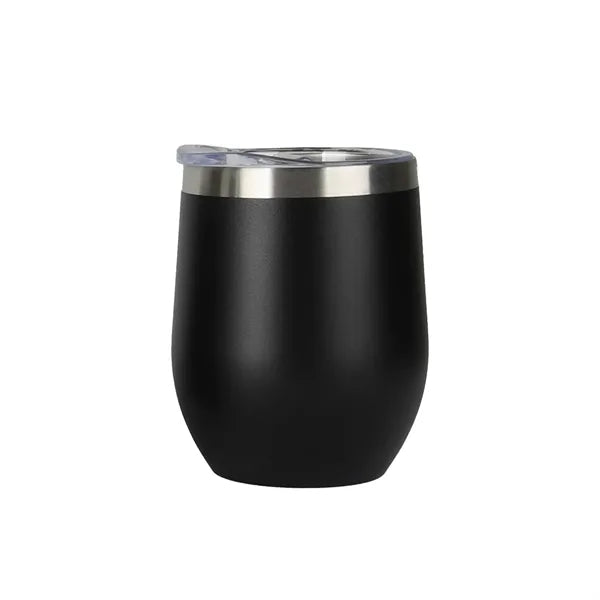 12oz Ovoid Vacuum Stemless Egg-Shaped Wine Tumbler