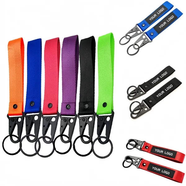 Full Color Fabric Keychain For Motorcycle