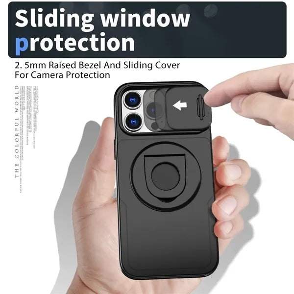 Magnetic Rotating Bracket Phone Case