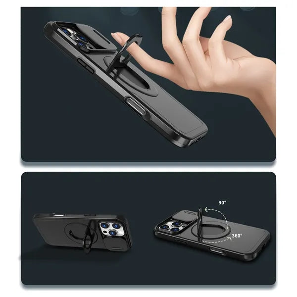 Magnetic Rotating Bracket Phone Case