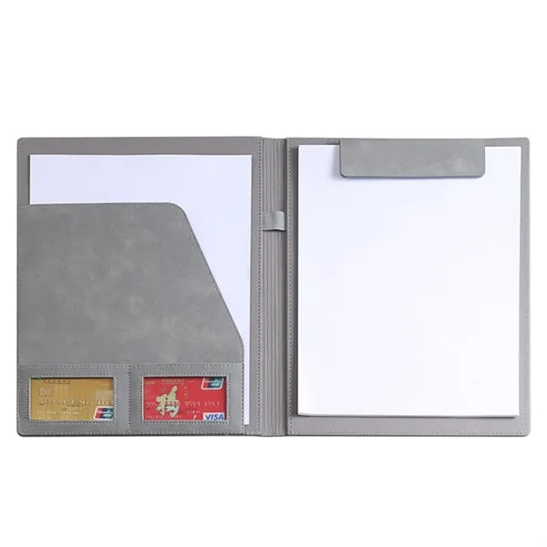 A4 Leather Business Folder Padfolio
