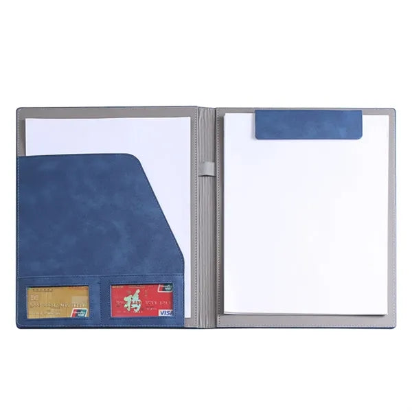 A4 Leather Business Folder Padfolio
