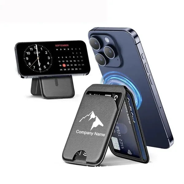 Lightweight Magnetic Phone Wallet Stand